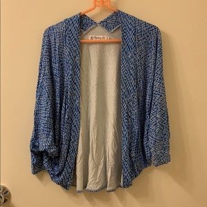 Fighting eel cardigan